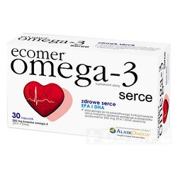 Ecomer Omega-3 serce, kapsułki, 30 szt