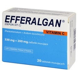 Efferalgan Vitamin C, tabletki musujące, 20 szt