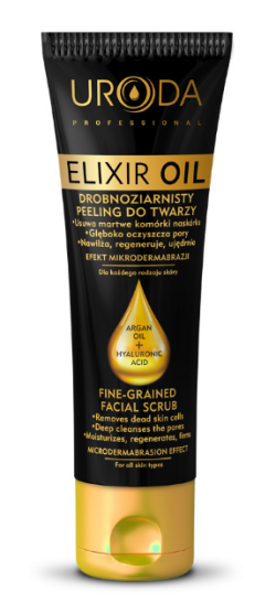 Elixir Oil, drobnoziarnisty peeling do twarzy 75 ml