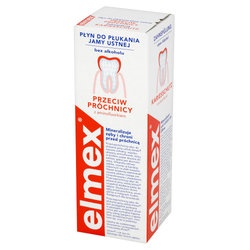Elmex, Przeciw Próchnicy, płyn do płukania jamy ustnej z aminofluorkiem, 400 ml