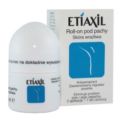 Etiaxil Roll-on pod pachy, antyperspirant, skóra wrażliwa, 12,5 ml