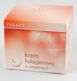 Farmix, krem kolagenowy z witaminą E, 50 ml