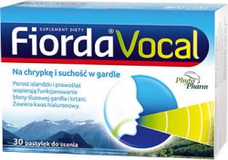 Fiorda Vocal, pastylki, 30 sztuk