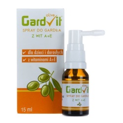 GardVit Olive, spray do gardła, dla dzieci i dorosłych, 15 ml