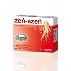 Ginseng, tabletki, 100 mg, 60 szt suplement diety