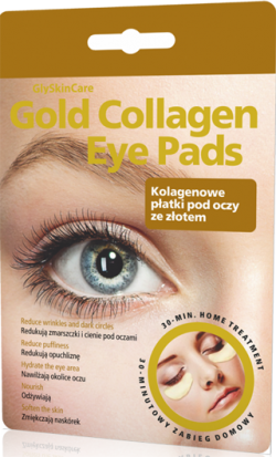 GlySkinCare Gold Collagen Eye Pads, 1 komplet