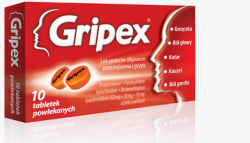 Gripex, tabletki powlekane, 10 szt
