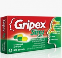 Gripex® SinuCaps, 10 kapsułek