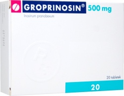 Groprinosin, 500mg, tabletki, 20szt