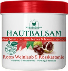 Herbamedicus Hautbalsam, Schmees Kosmetik, balsam z wyciągiem z kasztanowca i liści czerwonych winogron, 250 ml