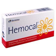 Hemocal czopki 10 sztuk
