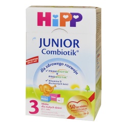 Hipp 3 Junior Combiotik, mleko w proszku po 1 roku, 600 g