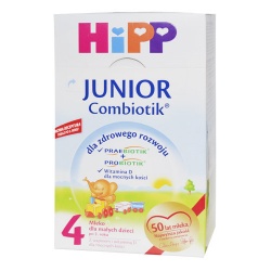 Hipp 4 Junior Combiotik, mleko w proszku po 2 roku, 600 g