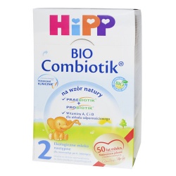 Hipp Bio 2 Combiotik, mleko w proszku po 6 miesiącu, 600 g