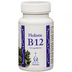 Holistic  B-12, 100 tabletek do ssania
