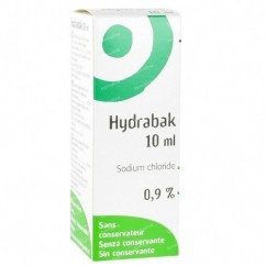 Hydrabak, 0,9%, krople do oczu i soczewek nawilżające, 10 ml