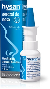 Hysan, nawilżający aerozol do nosa, 10 ml