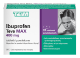 Ibuprofen Teva Max 400mg 20 tabletek
