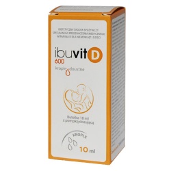 Ibuvit D 600, krople doustne, 10 ml