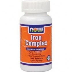 NOW - Iron Complex - 100 tabl