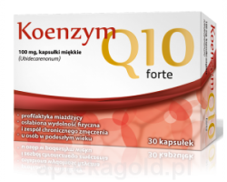 Koenzym Q10 forte, 100 mg, kapsułki miękkie 100 mg, 60 sztuk
