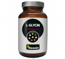 L-Glicyna, 90 kapsułek wegetariańskich