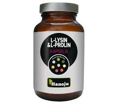 L-Lizyna + L-Prolina, 90 kapsułek wegetariańskich