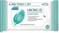 Lactacyd Antibacterial, chusteczki do higieny intymnej, 15 szt