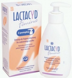 Lactacyd Femina, Emulsja do higieny intymnej z pompką, 200 ml