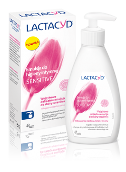 Lactacyd Sensitive, Emulsja do higieny intymnej z pompką, 200 ml