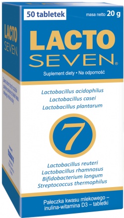 Vitabalans, LactoSeven, zestaw 20 + 50 tabl