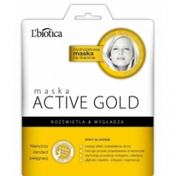 L'Biotica Maska Hydrożelowa Active Gold