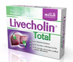 LIVECHOLIN TOTAL, 30 tabletek