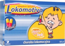 Lokomotiva, kapsułki (kłącze imbiru), 300 mg, 10 szt