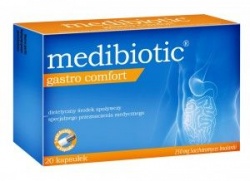 Medibiotic gastro comfort, Medicofarma, 20 kapsułek