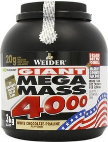 WEIDER - Mega Mass 4000 - 3000g - Czekolada