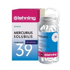 Mercurius Solubilis Nr 39, 80 tabletek