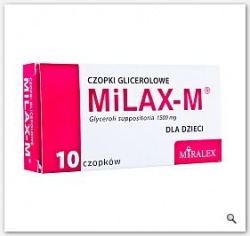 MiLax-M, 1500mg, 10czopków