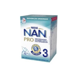 Nan Pro 3, mleko w proszku, 2x400g