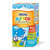 Nestle Junior z miodem, od 1 roku życia, 350g