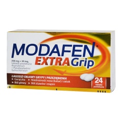 Modafen Extra Grip, 200 mg + 30 mg, tabletki powlekane, 24 szt