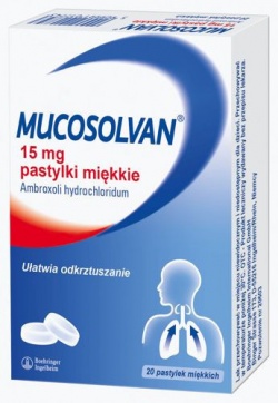 Mucosolvan, 15 mg, pastylki miękkie, 20 szt