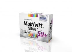 Multivitt Silver 50+  - 60 tabletek