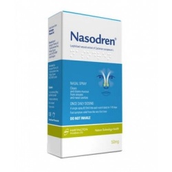Nasodren, aerozol do nosa, 50 mg