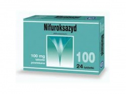 Nifuroksazyd, tabletki powlekane (Hasco), 100 mg, 24 szt