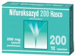 Nifuroksazyd Hasco 200, 200 mg, tabletki powlekane, 12 szt