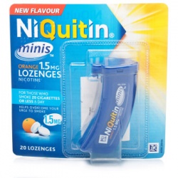 Niquitin Mini, 15 mg, tabletki do ssania, 20 szt