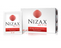 Nizax Activ, Butelka 100 ml, saszetka 6x6 ml
