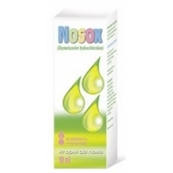 NOSOX 0,025%, krople, 10 ml