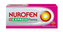 Nurofen Express Femina 0,2g , 10 kapsułek